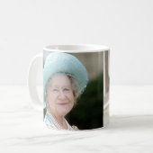 HM Queen Elizabeth The Queen-Moeder 1988 Koffiemok (Voorkant links)