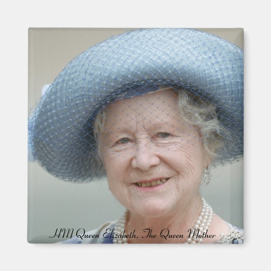 HM Queen Elizabeth, The Queen Moeder 1988 Magneet (Voorkant)