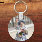 HM Queen Elizabeth The Queen-Moeder 1988 Sleutelhanger (Voorkant)