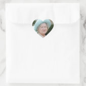 HM Queen Elizabeth, The Queen Moeder Berlin 1987 Hart Sticker (Tas)