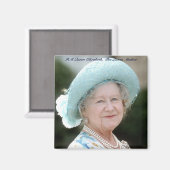 HM Queen Elizabeth, The Queen Moeder Berlin 1987 Magneet (Voorkant / Achterkant)
