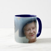 HM Queen Elizabeth, The Queen Moeder Mok (Voorkant rechts)
