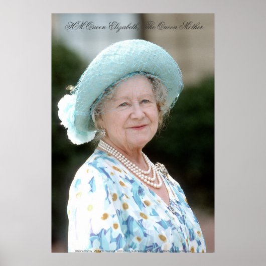 HM Queen Elizabeth, The Queen Moeder Poster (Voorkant)