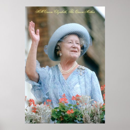 HM Queen Elizabeth, The Queen Moeder Poster (Voorkant)
