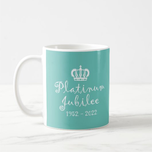 HM Queen Platinum Jubilee Coffee Mok (Links)