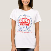 HM Queen Platinum Jubilee T-shirt (Voorkant)