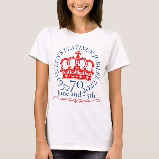 HM Queen Platinum Jubilee T-shirt (Voorkant)