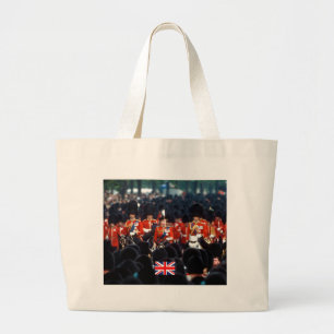HM The Queen Elizabeth II Prince Philip London Grote Tote Bag