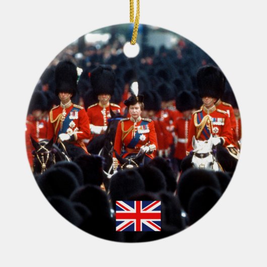 HM The Queen Elizabeth II Prince Philip London Keramisch Ornament (Voorkant)