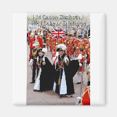 HM The Queen en HRH Prince Philip Magneet (Voorkant)