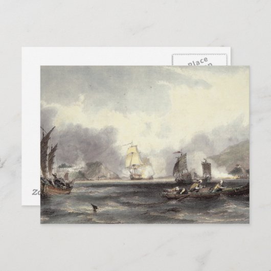 HM verzendt het Imogene en Andromache dat de Batte Briefkaart (Voorkant / Achterkant)