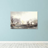 HM verzendt het Imogene en Andromache dat de Batte Canvas Afdruk (Insitu (Houten vloer))