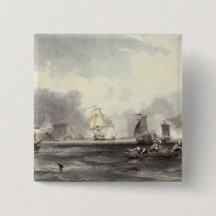 HM verzendt het Imogene en Andromache dat de Batte Vierkante Button 5,1 Cm