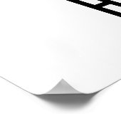 Hmad Funny Hungry Angry Stomach Pun Poster (Hoek)