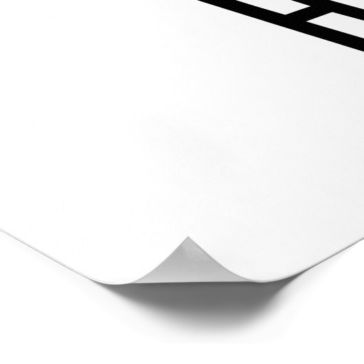 Hmad Funny Hungry Angry Stomach Pun Poster (Hoek)