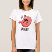 Hmad Funny Hungry Angry Stomach Pun T-shirt (Voorkant)
