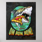 Hmad Pizza Shark Poster (Voorkant)