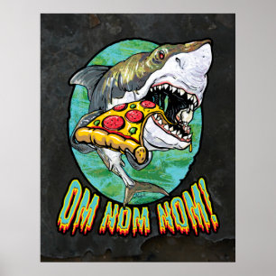 Hmad Pizza Shark Poster