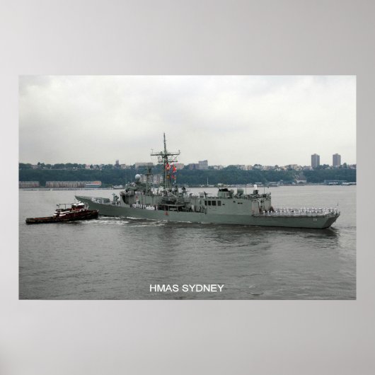 HMAS Sydney Poster (Voorkant)