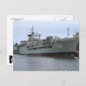 HMAS Tobruk Briefkaart (Voorkant / Achterkant)