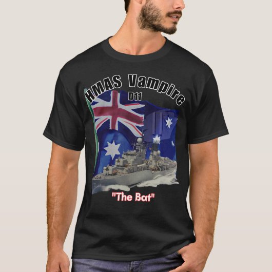 HMAS Vampire "De Vleermuis" T-shirt (Voorkant)