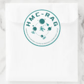 HMC-RAG rond Ronde Sticker (Tas)