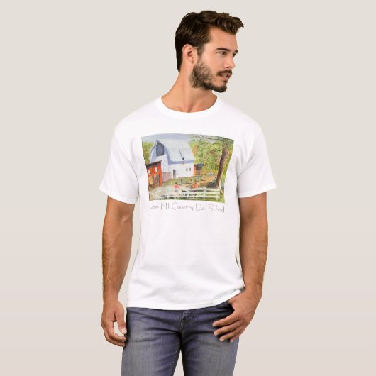 HMCDS Witte schuur T-shirt (Voorkant volledig)
