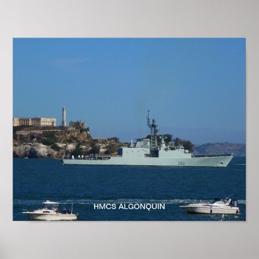 HMCS Algonquin Poster (Voorkant)