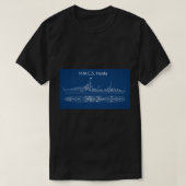 HMCS Haida World War 2 Destroyer T-shirt (Design voorkant)