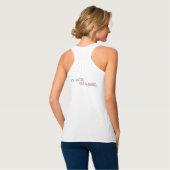 HME Tank Top: Not a Handout, Just a Hand | Modern (Volledige Achterkant)