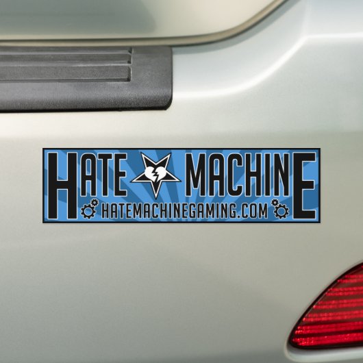 HMG-Bumpersticker (blauw) Bumpersticker (Op auto)