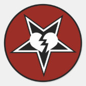 HMG Sticker (6, rood) (Voorkant)