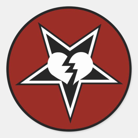 HMG Sticker (6, rood) (Voorkant)