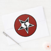 HMG Sticker (6, rood) (Envelop)