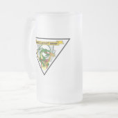 HMH-361 "vliegende trekkers" Matglas Bierpul (Voorkant links)