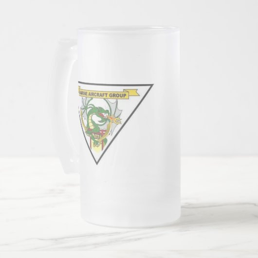 HMH-361 "vliegende trekkers" Matglas Bierpul (Voorkant links)