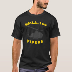 HMLA 169 Vipers Helikopter Aanval Squadron AH 1W T-shirt