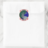 HMM-166 insignes Ronde Sticker (Tas)