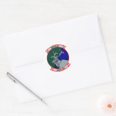 HMM-166 insignes Ronde Sticker (Envelop)