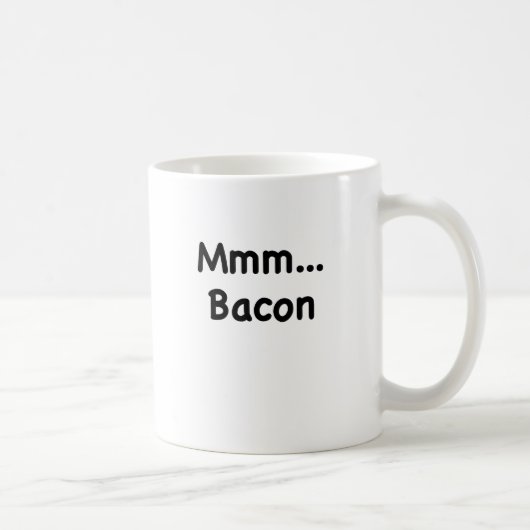 Hmm... Bacon Koffiemok (Rechts)
