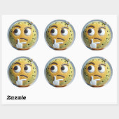 Hmm…– Denkende Pickleball Emoji Sticker (Vel)