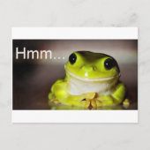 Hmm Frog Briefkaart (Voorkant)