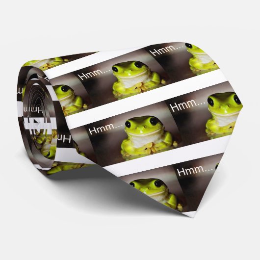 Hmm Frog Stropdas (Opgerold)