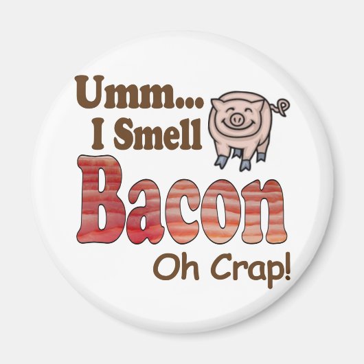 Hmm ik ruik bacon magneet (Voorkant)