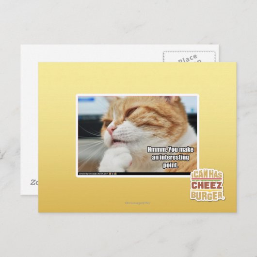 Hmmm. Briefkaart (Voorkant / Achterkant)