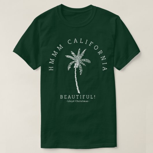 Hmmm Californië Mooie Lloyd Kerstmis T-shirt (Design voorkant)