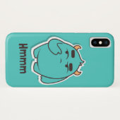Hmmm Hoesje-Mate Barely iPhone X Case-Mate iPhone Case (Achterkant (horizontaal))