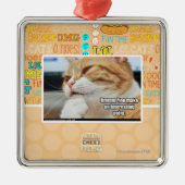 Hmmm. Metalen Ornament (Voorkant)