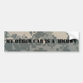 HMMWV/Humvee Bumpersticker