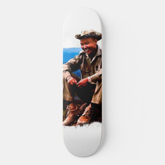 Hmong Algemeen Vang Pao Custom Pro Park Board Persoonlijk Skateboard (Voorkant)